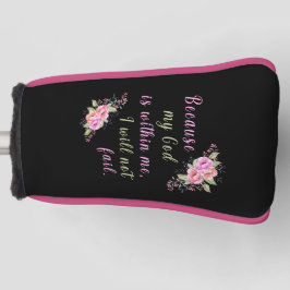 "Weil Gott in mir ist" Putter Kopfbedeckung Golf Headcover