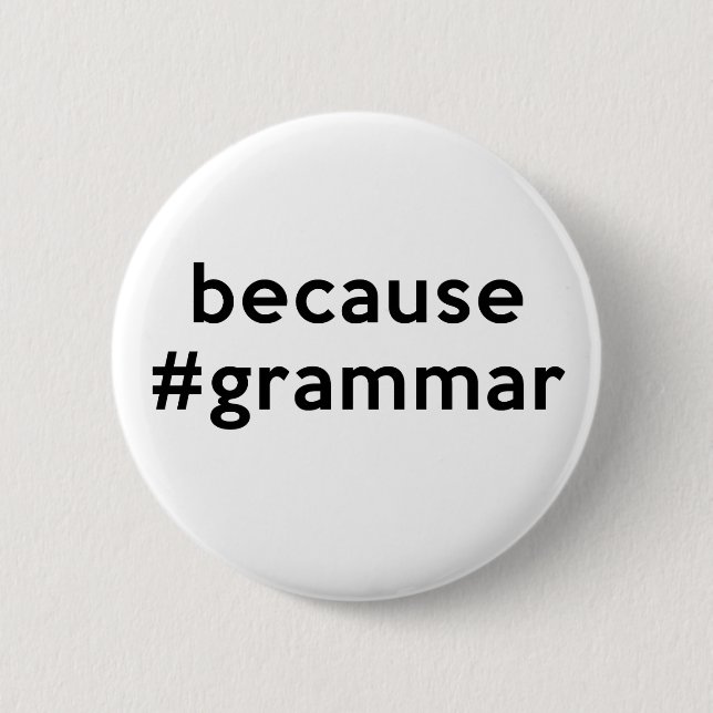 Weil Grammar Button (Vorderseite)