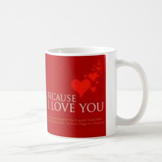 weil i-Liebe Sie Tasse (Rechts)