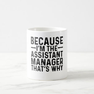 Weil ich der Assistenzmanager bin, ist das der Gru Kaffeetasse