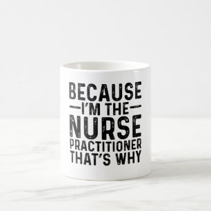 Weil ich der Krankenpfleger bin, deshalb Kaffeetasse