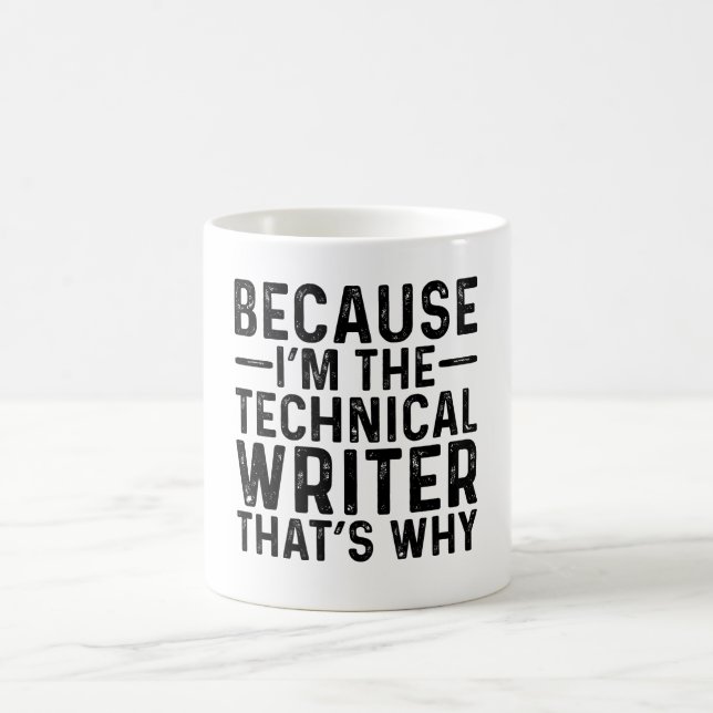 Weil ich der technische Autor bin, ist das der Gru Kaffeetasse (Mittel)