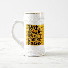 Weil ich keinen Alkohol trinken kann Bierglas