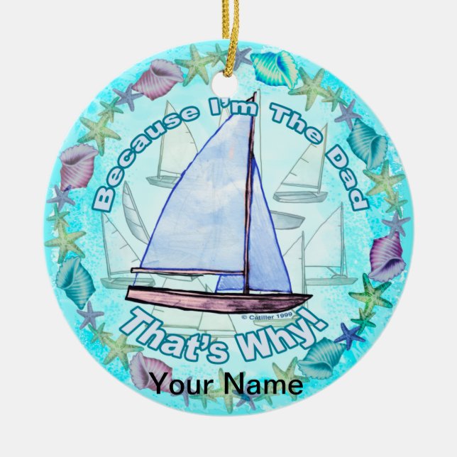 Weil im Vater Keramik Ornament (Vorne)