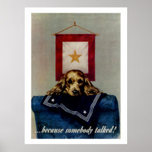 Weil jemand sprach poster