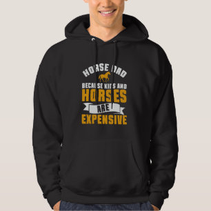 Weil Kinder und Pferde teurer Vater sind Hoodie
