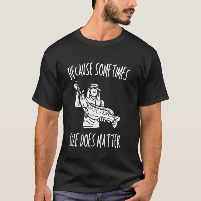 Weil manchmal Größe doch zählt Love Hook Fish  T-Shirt (Vorderseite)