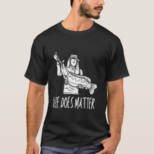 Weil manchmal Größe zählt Liebes Haken Fisch T-Shirt