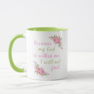"Weil mein Gott in mir ist", Blumenkohl-Tasse Tasse