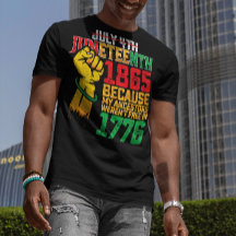 Weil meine Vorfahren im 4. Juli 1776 nicht frei wa