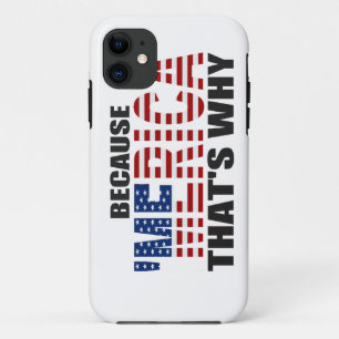 WEIL MERICA DESHALB US Flagge iPhone 5 Fall Case-Mate iPhone Hülle