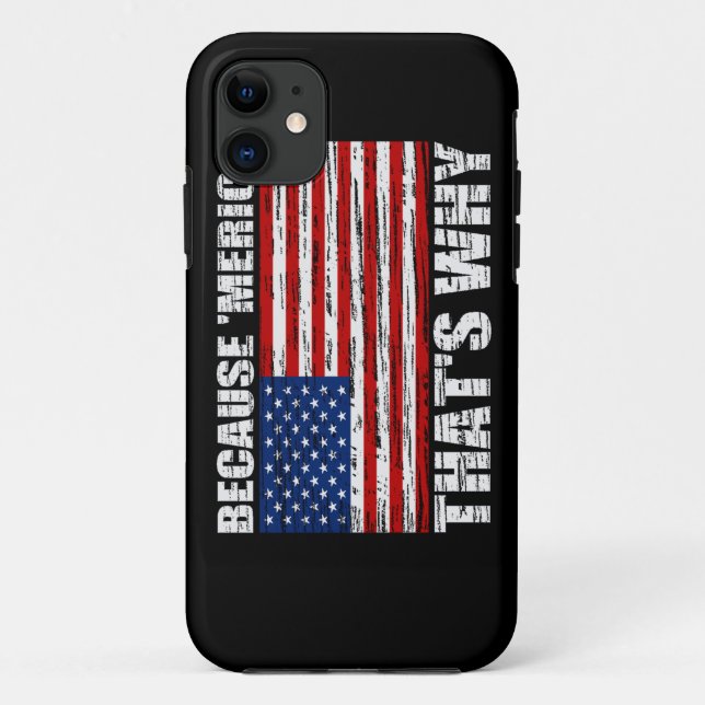 WEIL MERICA US-Flagge iPhone 5 Kasten beunruhigte Case-Mate iPhone Hülle (Rückseite)