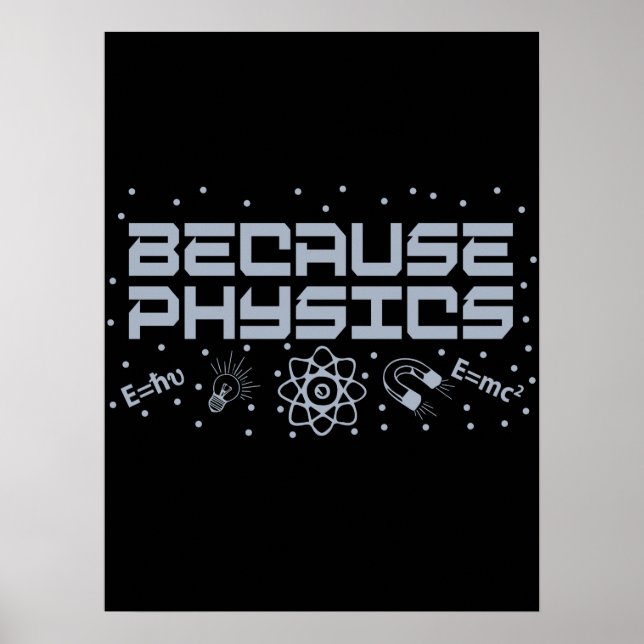 Weil Physik lustig ist Poster (Vorne)