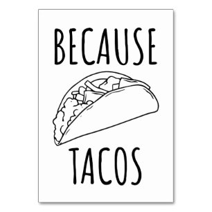 Weil Tacos Tischnummer