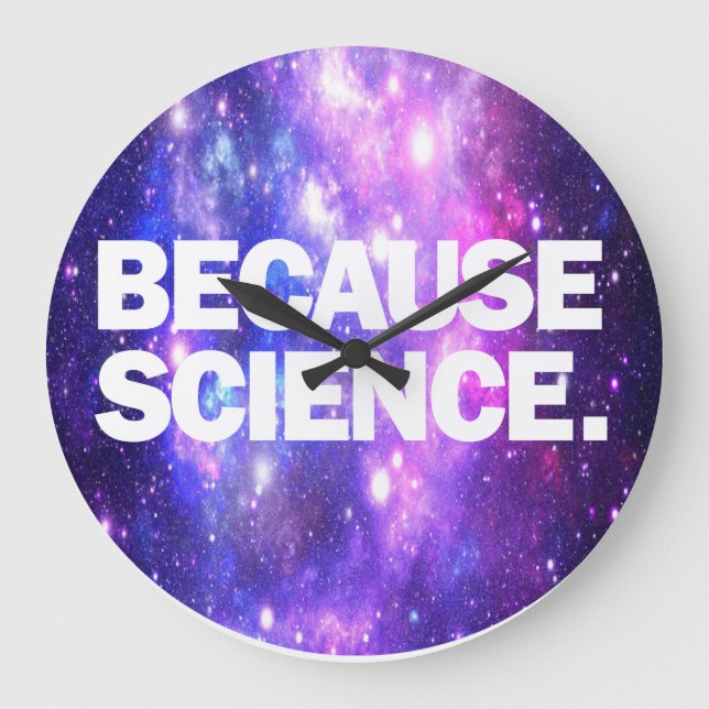 Weil Wissenschaft Große Wanduhr (Vorderseite)