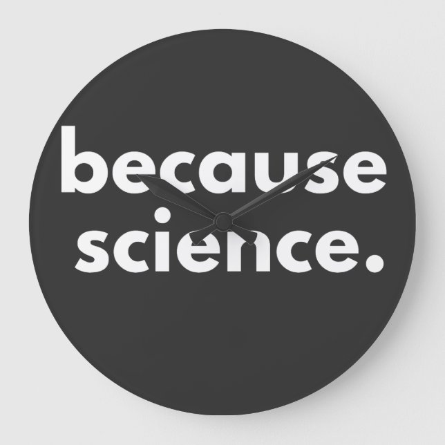 Weil Wissenschaft Große Wanduhr (Vorderseite)