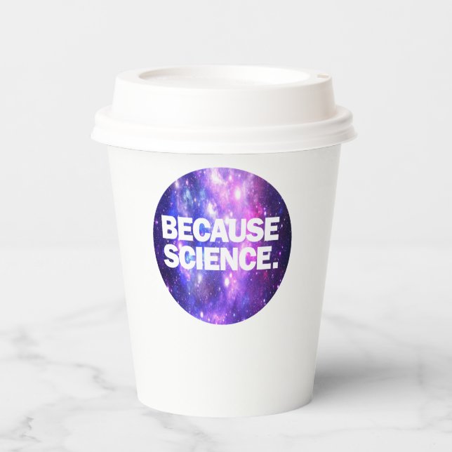 Weil Wissenschaft Pappbecher (Vorderseite)