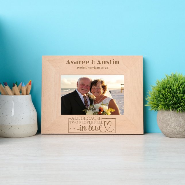 Weil zwei Menschen in der Liebe verheiratet sind Geätzte Rahmen (Von Creator hochgeladen)