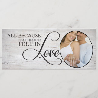 Weil zwei Menschen in Liebe versinken Save The Date