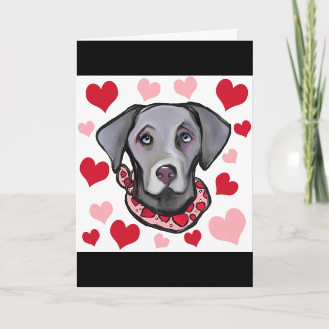 WEIMARANA FEIERTAGSKARTE (Vorderseite)