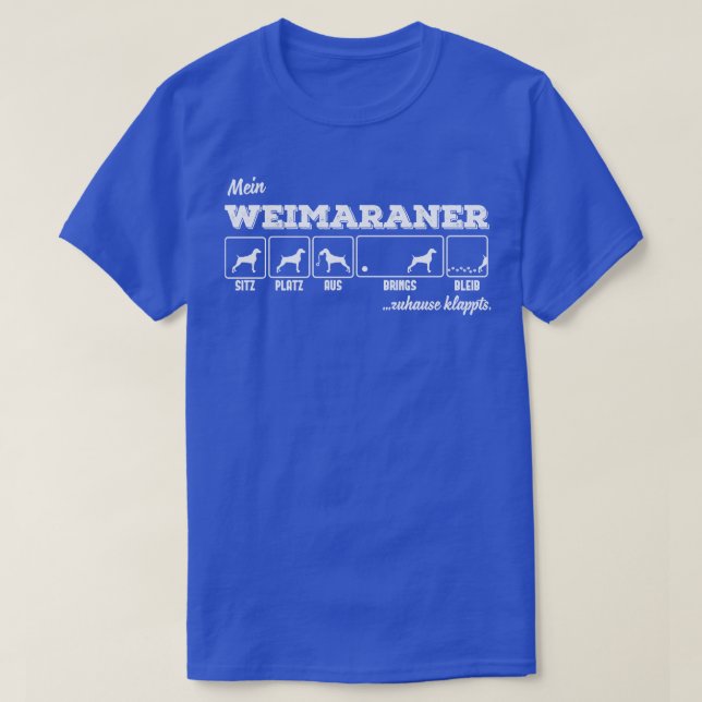 Weimaraner 2 T-Shirt (Design vorne)