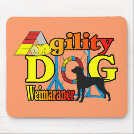 Weimaraner Agility Shirts Geschenke Mousepad