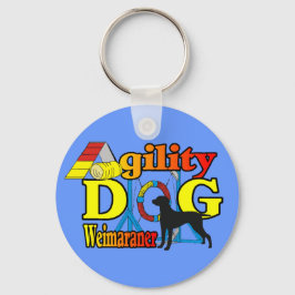 Weimaraner Agility Shirts Geschenke Schlüsselanhänger