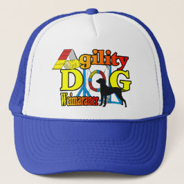 Weimaraner Agility Shirts Geschenke Truckerkappe