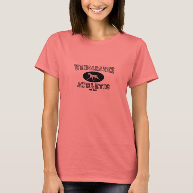 Weimaraner Athletic T-Shirt (Vorderseite)