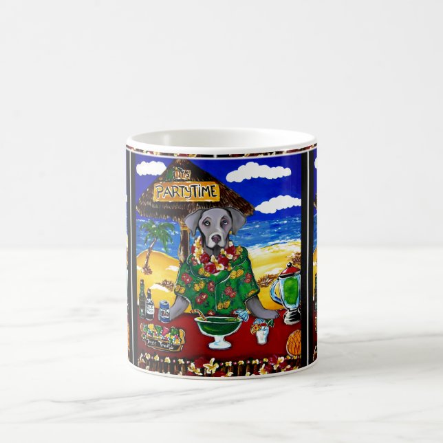Weimaraner Barkeeper Kaffeetasse (Mittel)
