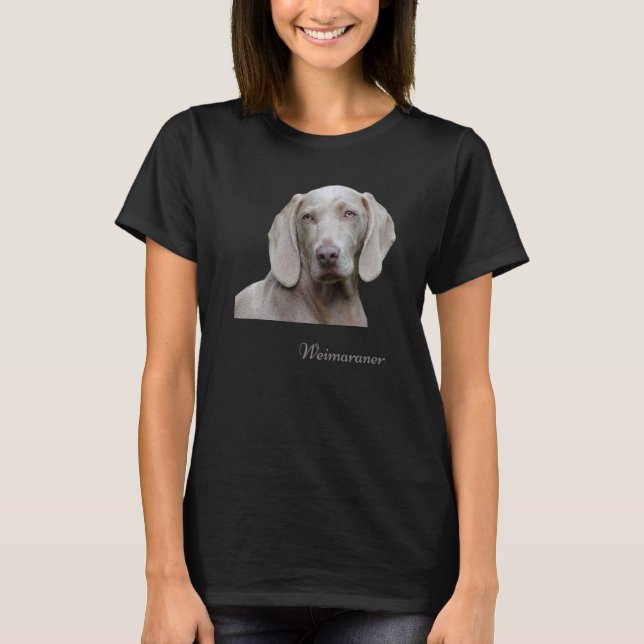Weimaraner  Beautiful Weimaraner Hunting Dog T-Shirt (Vorderseite)