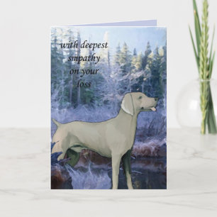 weimaraner_Beileid_card Karte