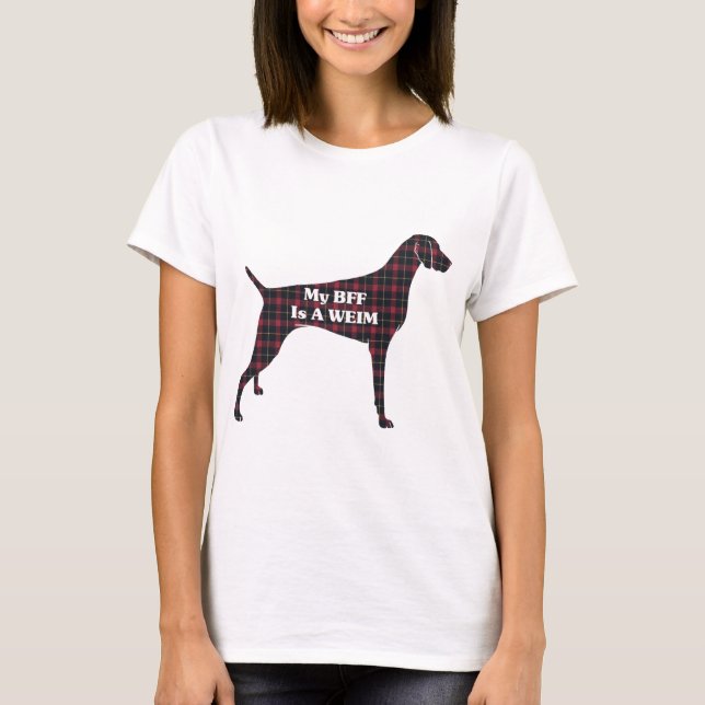 Weimaraner BESTE FREUNDIN T-Shirt (Vorderseite)