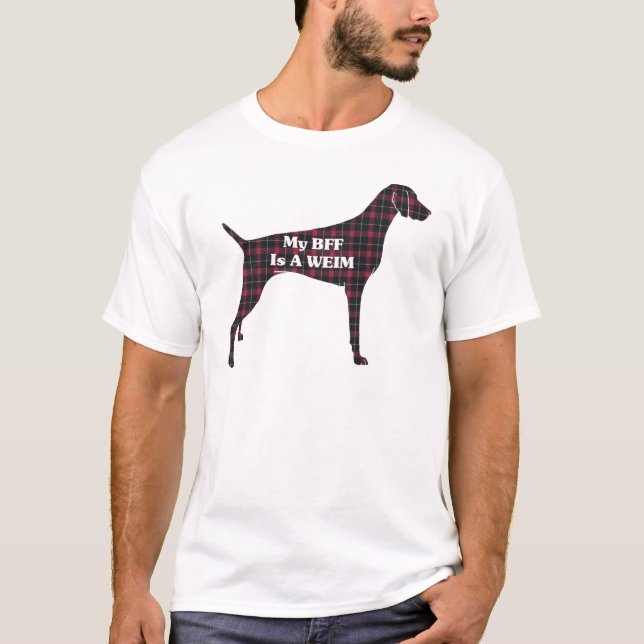 Weimaraner BESTE FREUNDIN T-Shirt (Vorderseite)