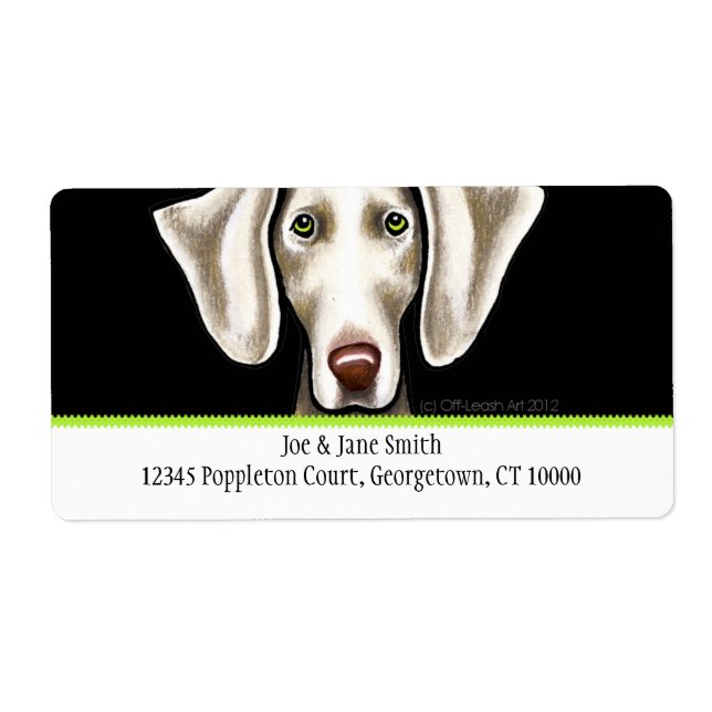 Weimaraner Black n Olive Traditionelles (Vorne)
