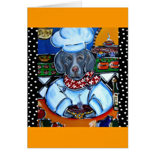 Weimaraner Chef