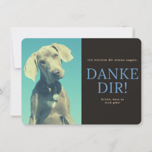 Weimaraner Dankeskarte