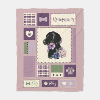 Weimaraner-Decke| Mittel Fleecedecke