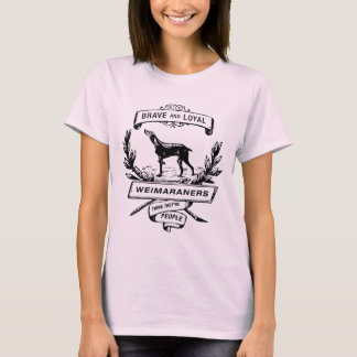 Weimaraner denken, sie sind Menschen T-Shirt