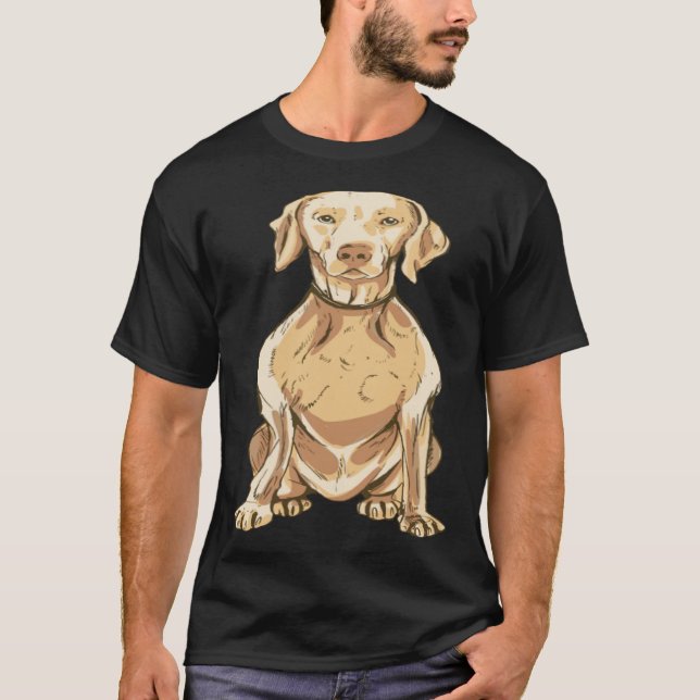Weimaraner dog T-Shirt (Vorderseite)