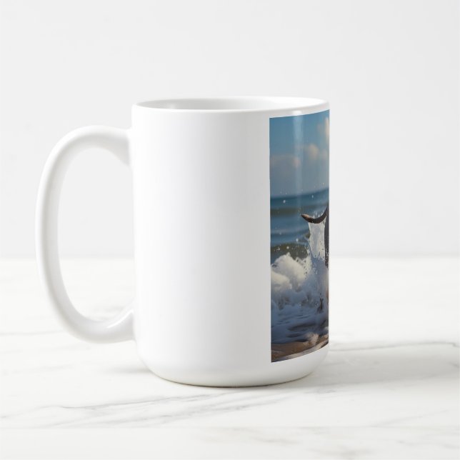 Weimaraner Elegante Kaffee Tasse (Links)