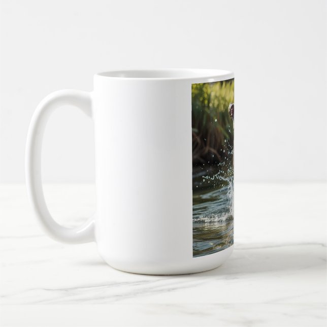 Weimaraner Elegante Kaffee Tasse (Links)