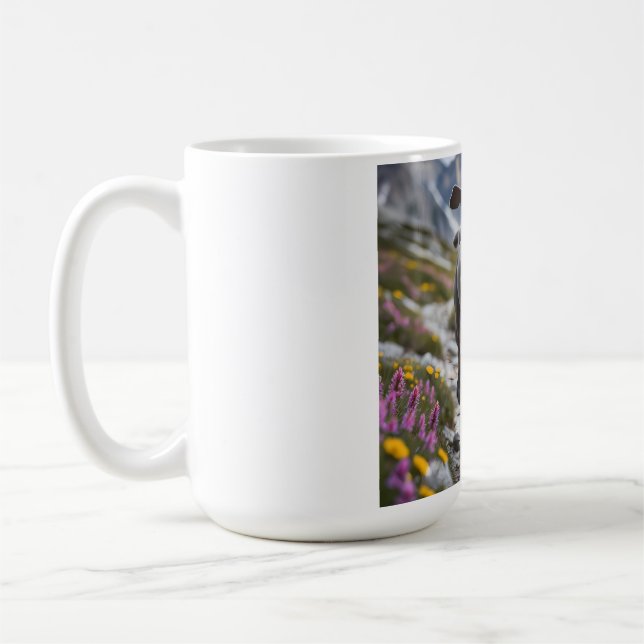 Weimaraner Elegante Kaffee Tasse (Links)
