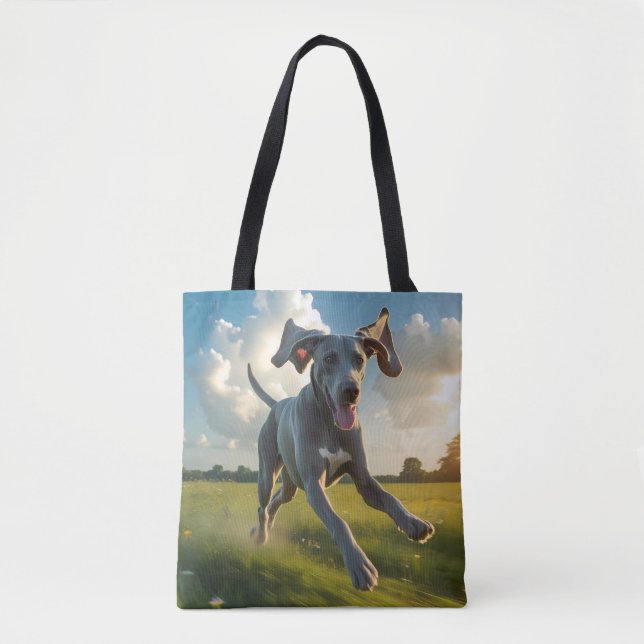 Weimaraner Eleganter Schultertasche (Vorderseite)