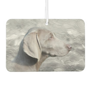 Weimaraner Gesicht Autolufterfrischer