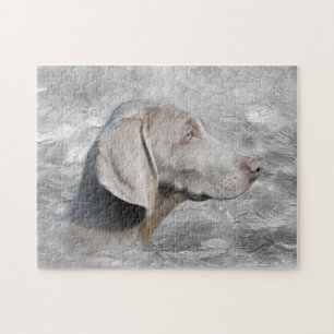Weimaraner Gesicht Puzzle