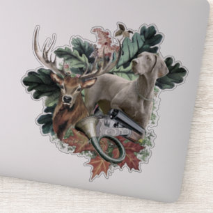 Weimaraner "Ghost" Aufkleber