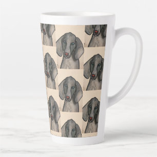 Weimaraner-Hund-Latte-Tasse Milchtasse