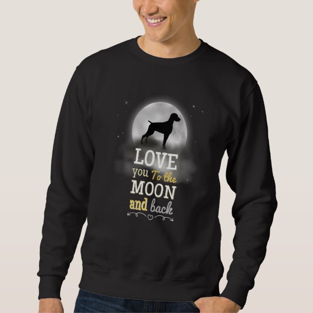 Weimaraner-Hund Rasse  3 Sweatshirt (Vorderseite)