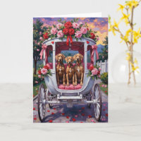 Weimaraner Hund Valentinstag 